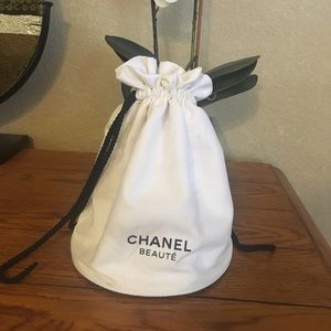 Chanel Drawstring Makeup Bag!